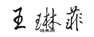骆恒光王琳菲行书个性签名怎么写