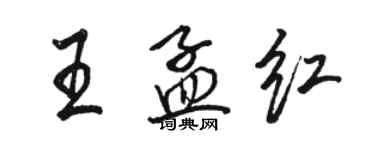 骆恒光王孟红行书个性签名怎么写