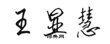 骆恒光王显慧行书个性签名怎么写