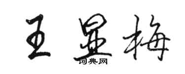骆恒光王显梅行书个性签名怎么写