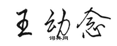 骆恒光王幼念行书个性签名怎么写