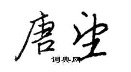 王正良唐望行书个性签名怎么写