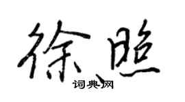 王正良徐照行书个性签名怎么写