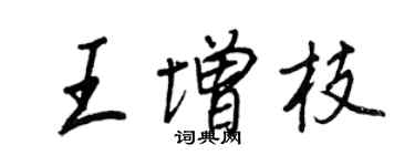 王正良王增枝行书个性签名怎么写