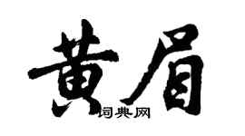 胡问遂黄眉行书个性签名怎么写
