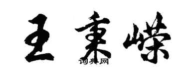 胡问遂王秉嵘行书个性签名怎么写