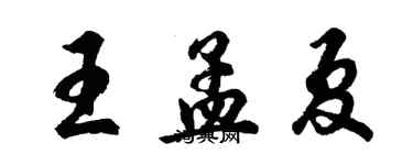 胡问遂王孟夏行书个性签名怎么写