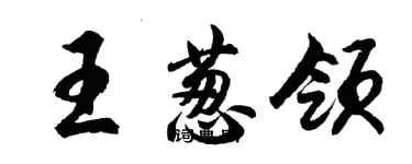 胡问遂王葱领行书个性签名怎么写