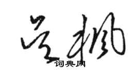 骆恒光吴枫草书个性签名怎么写