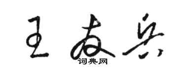 骆恒光王友兵草书个性签名怎么写