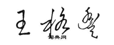 骆恒光王格丰草书个性签名怎么写