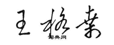 骆恒光王格桑草书个性签名怎么写