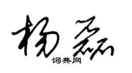 朱锡荣杨磊草书个性签名怎么写
