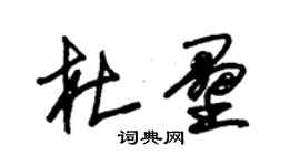 朱锡荣杜垒草书个性签名怎么写