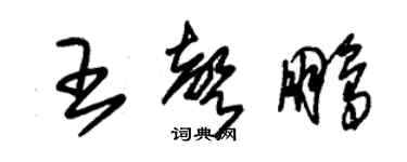 朱锡荣王声鹏草书个性签名怎么写