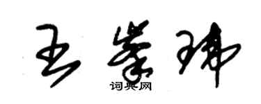 朱锡荣王峰玮草书个性签名怎么写