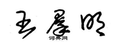 朱锡荣王群明草书个性签名怎么写