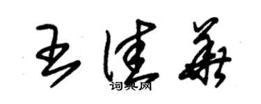 朱锡荣王佳华草书个性签名怎么写