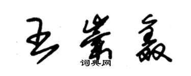 朱锡荣王崇鑫草书个性签名怎么写