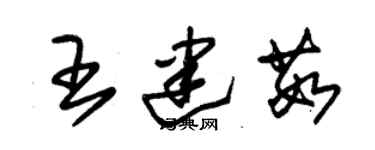 朱锡荣王建茹草书个性签名怎么写