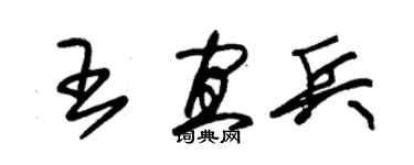 朱锡荣王宜兵草书个性签名怎么写
