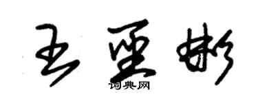 朱锡荣王圣彬草书个性签名怎么写