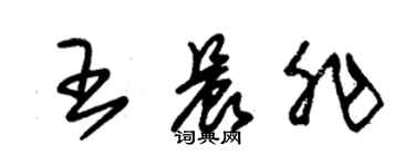 朱锡荣王晨非草书个性签名怎么写