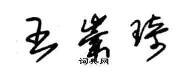 朱锡荣王崇琦草书个性签名怎么写
