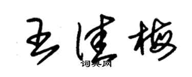 朱锡荣王佳梅草书个性签名怎么写