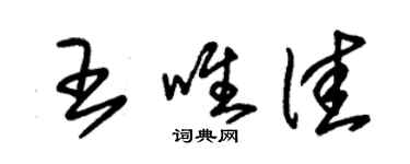 朱锡荣王唯佳草书个性签名怎么写