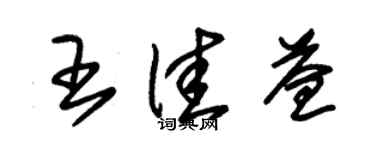 朱锡荣王佳益草书个性签名怎么写