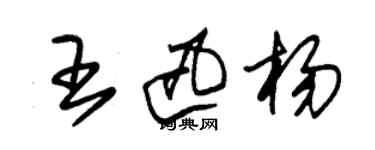 朱锡荣王迅杨草书个性签名怎么写