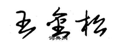 朱锡荣王金松草书个性签名怎么写