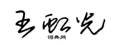朱锡荣王虹光草书个性签名怎么写