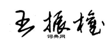 朱锡荣王振权草书个性签名怎么写