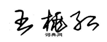 朱锡荣王桃红草书个性签名怎么写