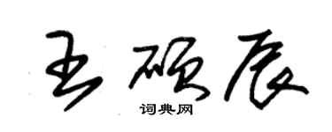 朱锡荣王硕辰草书个性签名怎么写