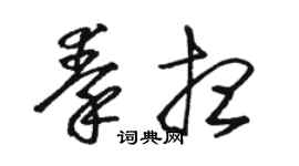 骆恒光秦想草书个性签名怎么写