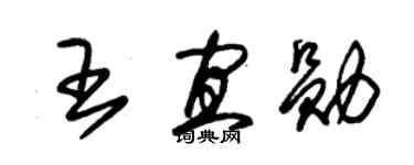 朱锡荣王宜勋草书个性签名怎么写