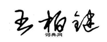 朱锡荣王柏键草书个性签名怎么写