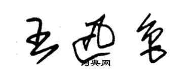 朱锡荣王迅鲁草书个性签名怎么写
