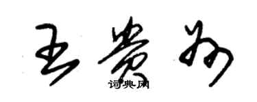 朱锡荣王贵州草书个性签名怎么写