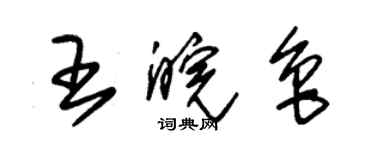 朱锡荣王皖鲁草书个性签名怎么写