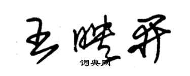 朱锡荣王映开草书个性签名怎么写