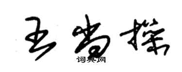朱锡荣王尚操草书个性签名怎么写