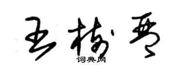 朱锡荣王树琴草书个性签名怎么写