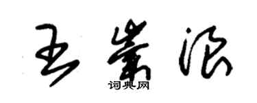 朱锡荣王崇浪草书个性签名怎么写