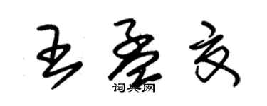 朱锡荣王孟夏草书个性签名怎么写