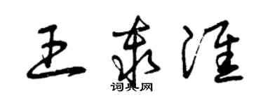 曾庆福王秦淮草书个性签名怎么写