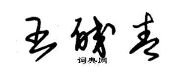 朱锡荣王皎青草书个性签名怎么写